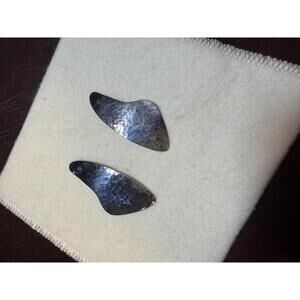 Retired James Avery Sterling Silver Hammered Tear Drop Earring Jackets